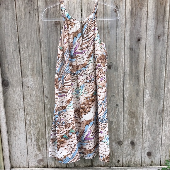 Suzi Chin for Maggy Boutique Silk Sleeveless Mini Dress Size 4 - Picture 8 of 10